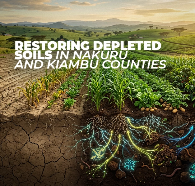 Restoring Depleted Soils in Nakuru and Kiambu Counties (Kenya)