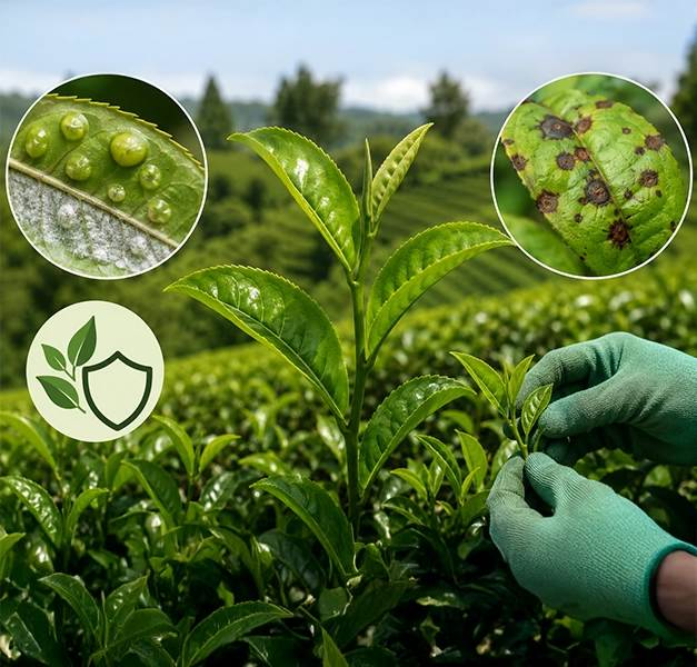 Tea Blister Blight and Brown Blight in Kenya: Identification, Prevention and Sustainable Control