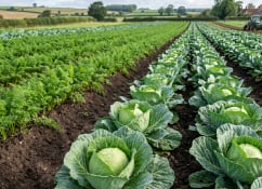 Vegetable crops protected with EcoRic bio crop protection solutions